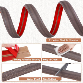 EYAYEN floor cord cover curved surface reduces trip hazards in walkways