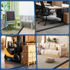 EYAYEN electric wires protection floor keeps cords secure and reduces wear from foot traffic.