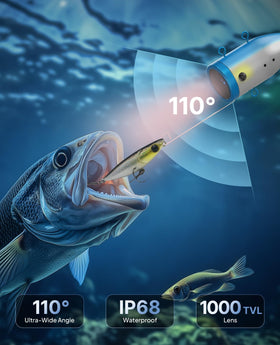 Eyoyo 110 degree wide angle lens offers broad underwater views for spotting activity