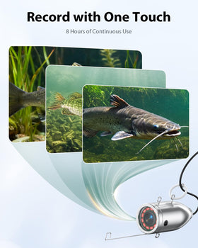 Eyoyo 30m cable enables extended viewing across water.