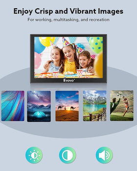 Eyoyo 5-inch monitor portable power options for flexible charging