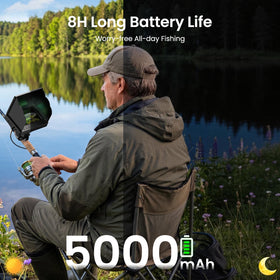 Eyoyo camera with a 65 ft reinforced cable and high tensile strength for demanding trips.