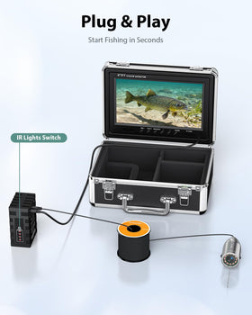 Eyoyo 4500mAh battery supports long fishing sessions.