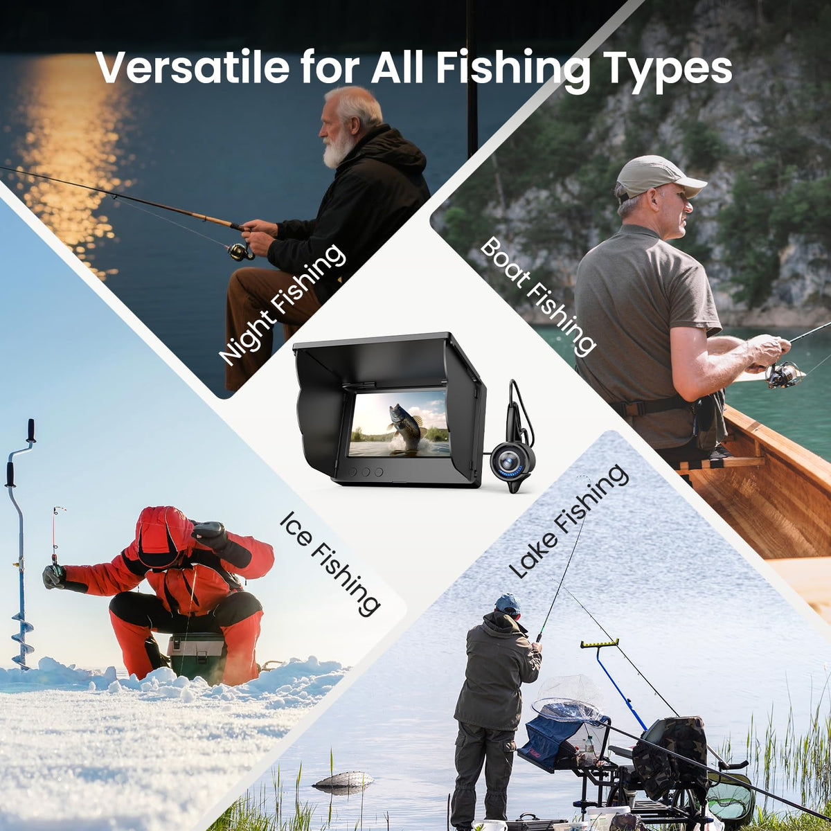 Eyoyo IP68 waterproof rating protects against immersion and weather exposure.