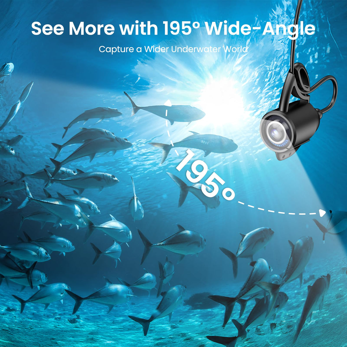 Eyoyo rugged waterproof design withstands tough water conditions and splashes.