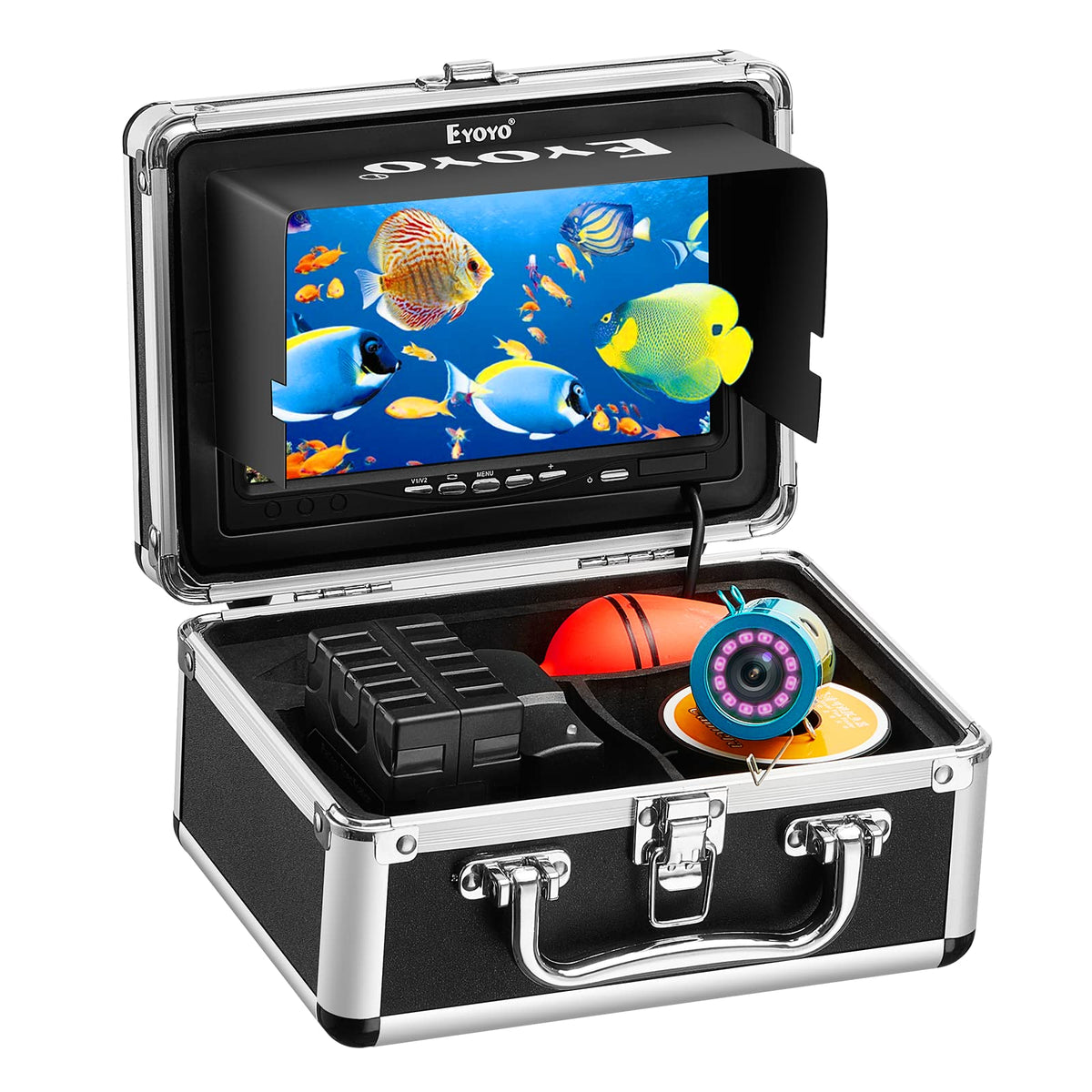Eyoyo underwater camera with 7-inch LCD monitor for clear viewing