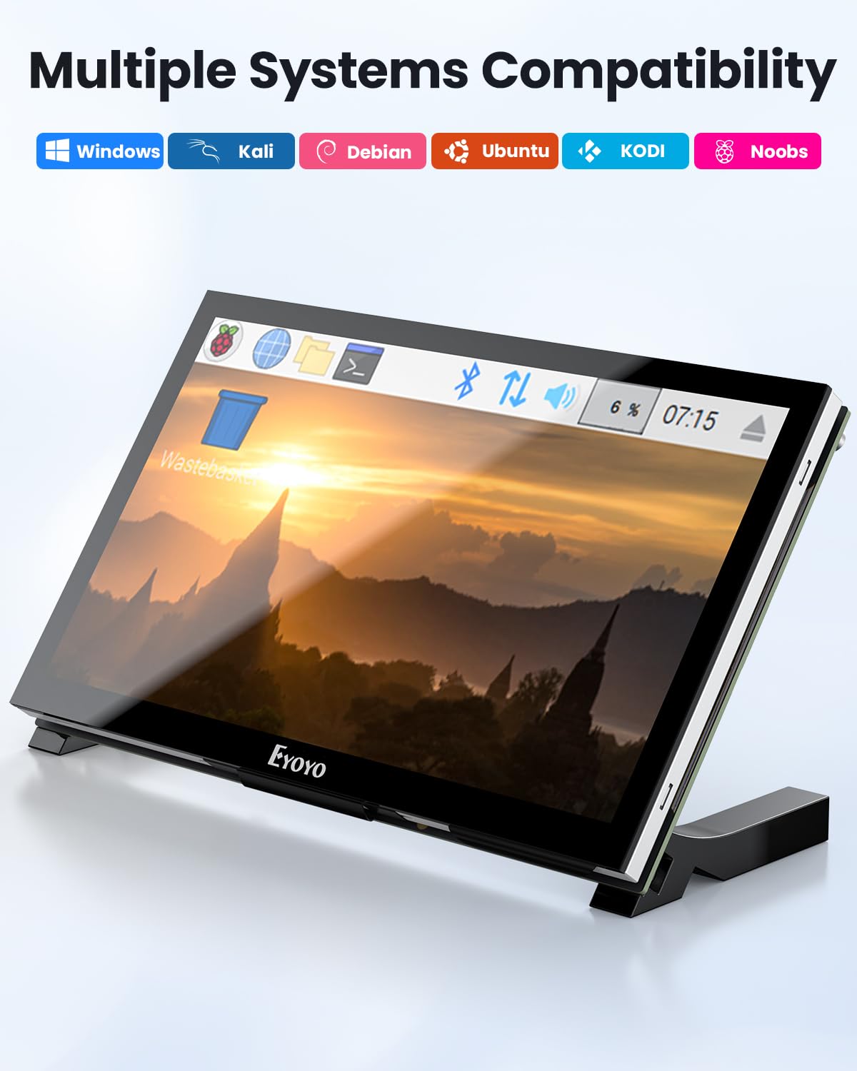 Eyoyo connected to Raspberry Pi setup showing plug-and-play convenience benefit