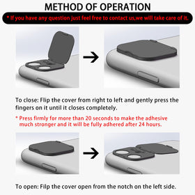 EYSOFT front cover installed on iPhone showing preserved Face ID access