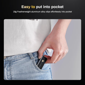 On-device controls on the EYTSE DAC amp for on-the-go playback management