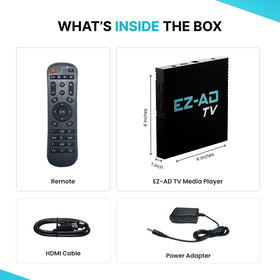 EZ-AD TV vertical display layouts enable split-screen product and price messaging.