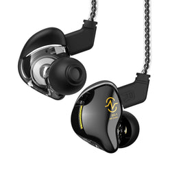 EZ EAR Coffee Bean earphones front view showing compact in-ear design for stage use