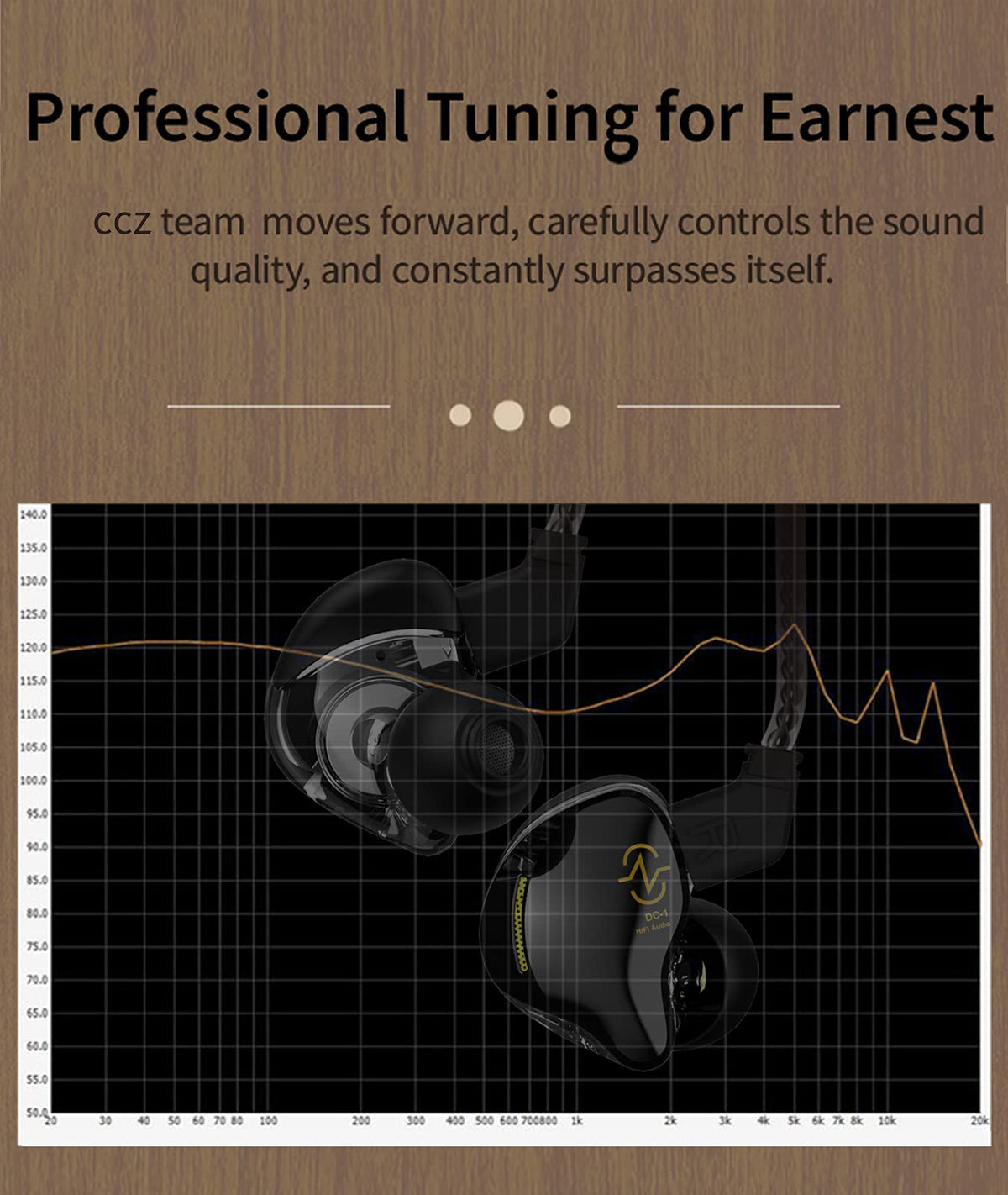EZ EAR Coffee Bean headset close-up with dual magnetic circuit
