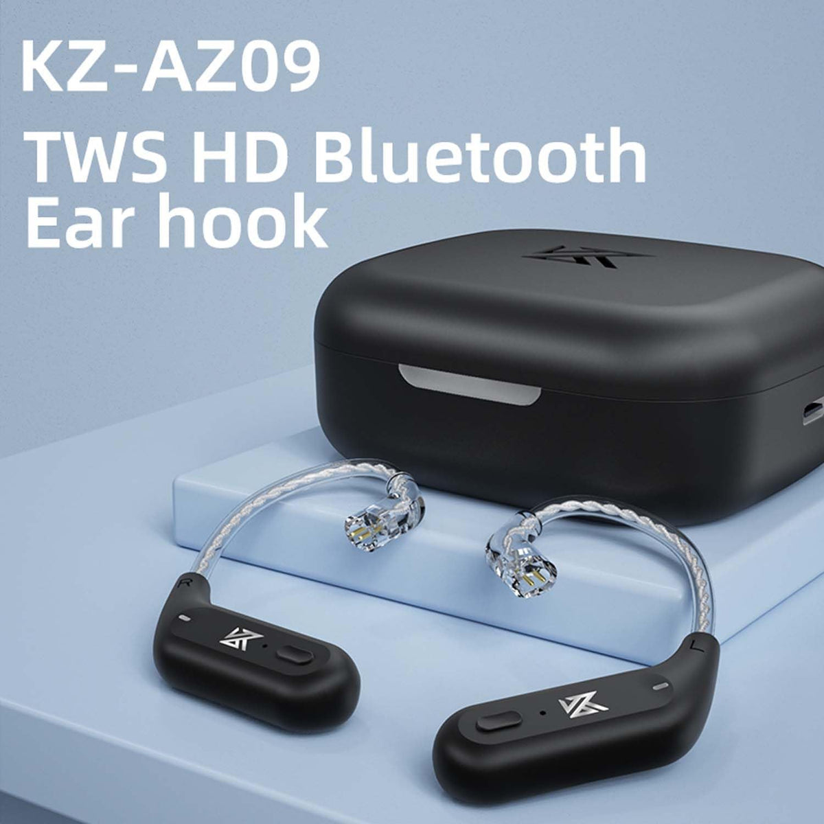 EZ EAR KZ AZ09 pin options showing B-pin and C-pin compatibility