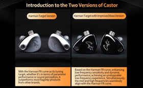 EZ EAR KZ Castor bass-enhancement view suggesting deeper low-end for genres