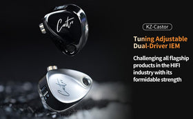 EZ EAR KZ Castor Harman target curve display for balanced, immersive audio