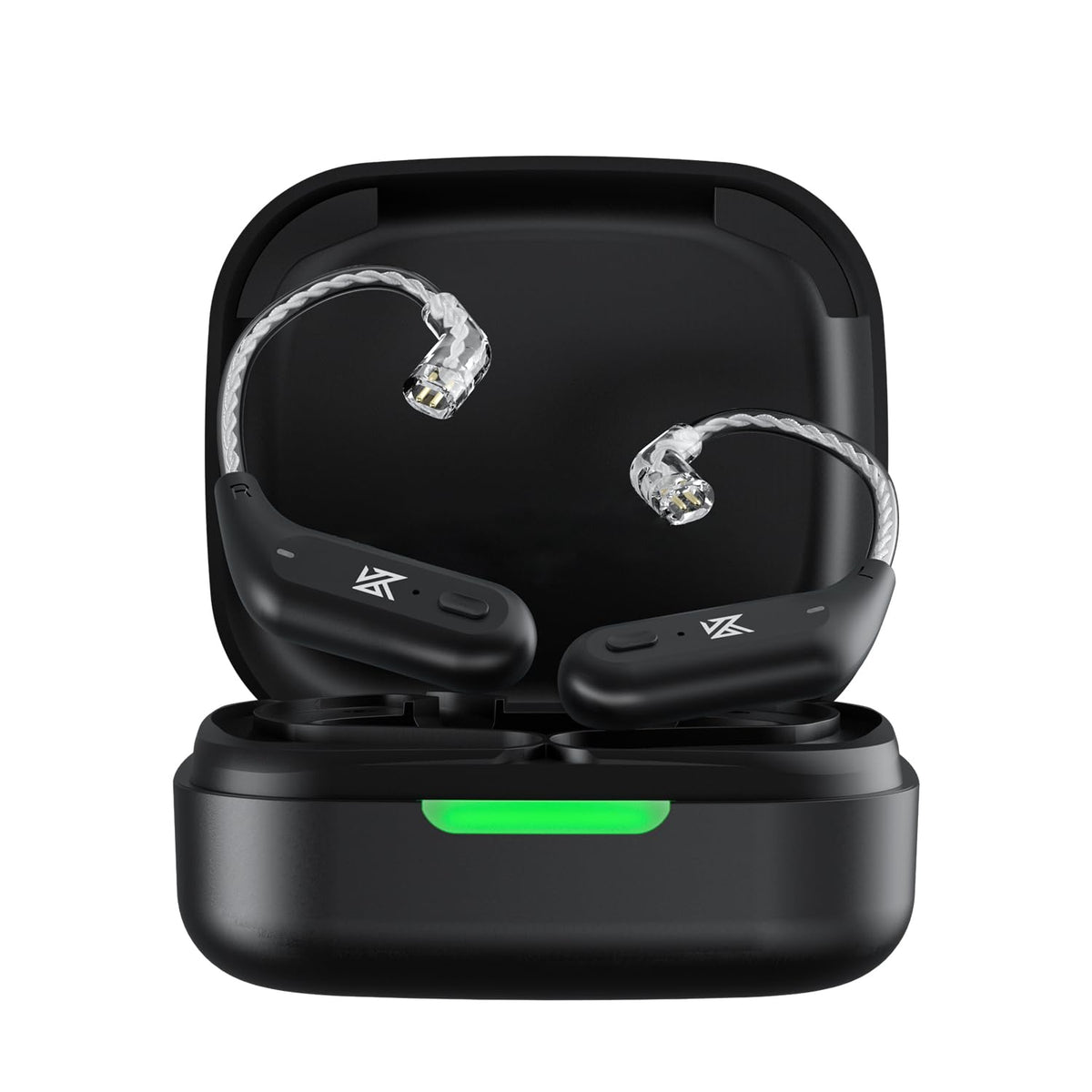 EZ Ear KZ ZST Bluetooth module on-earphones showing portable wireless listening flexibility.