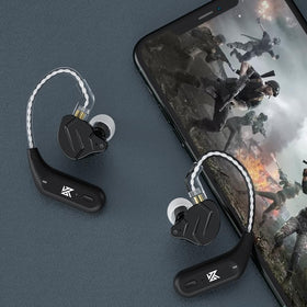 EZ Ear dual-use earhooks shown usable independently for comfort.