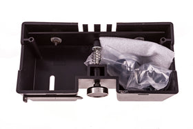 EZ Tone entrada Alerta beside a ruler showing compact size and space-saving benefit