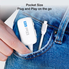 EZCast plug-and-play setup without apps or Wi-Fi required