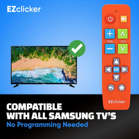 EZClicker large enter button close up enables effortless navigation