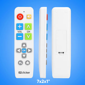 EZClicker gift-ready remote for seniors and caregivers.