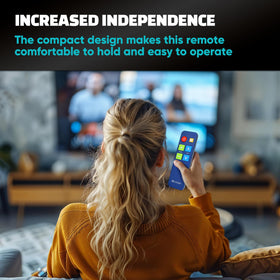 EZClicker universal compatibility with major TV brands.