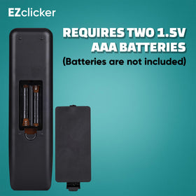 EZClicker Vizio remote packaging ready for gifting and easy purchase.