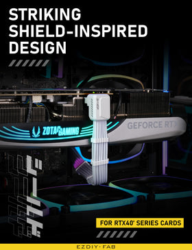 EZDIY-FAB 16AWG flexible cables enable durable routing in compact PCs.