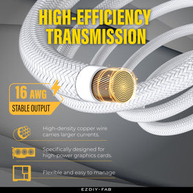EZDIY-FAB 16AWG tinned copper conductor supports stable performance.