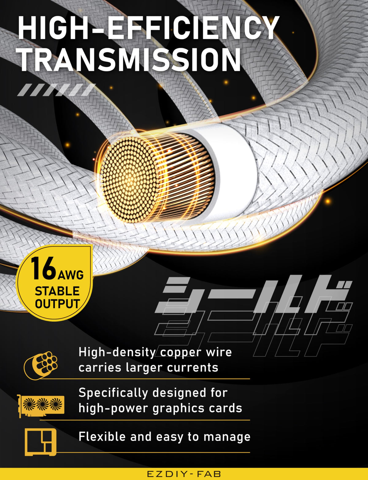 EZDIY-FAB 90-degree GPU extension setup for tight spaces.