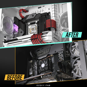 EZDIY-FAB PCIe 8-pin to 6+2-pin cables support GPU power configurations.