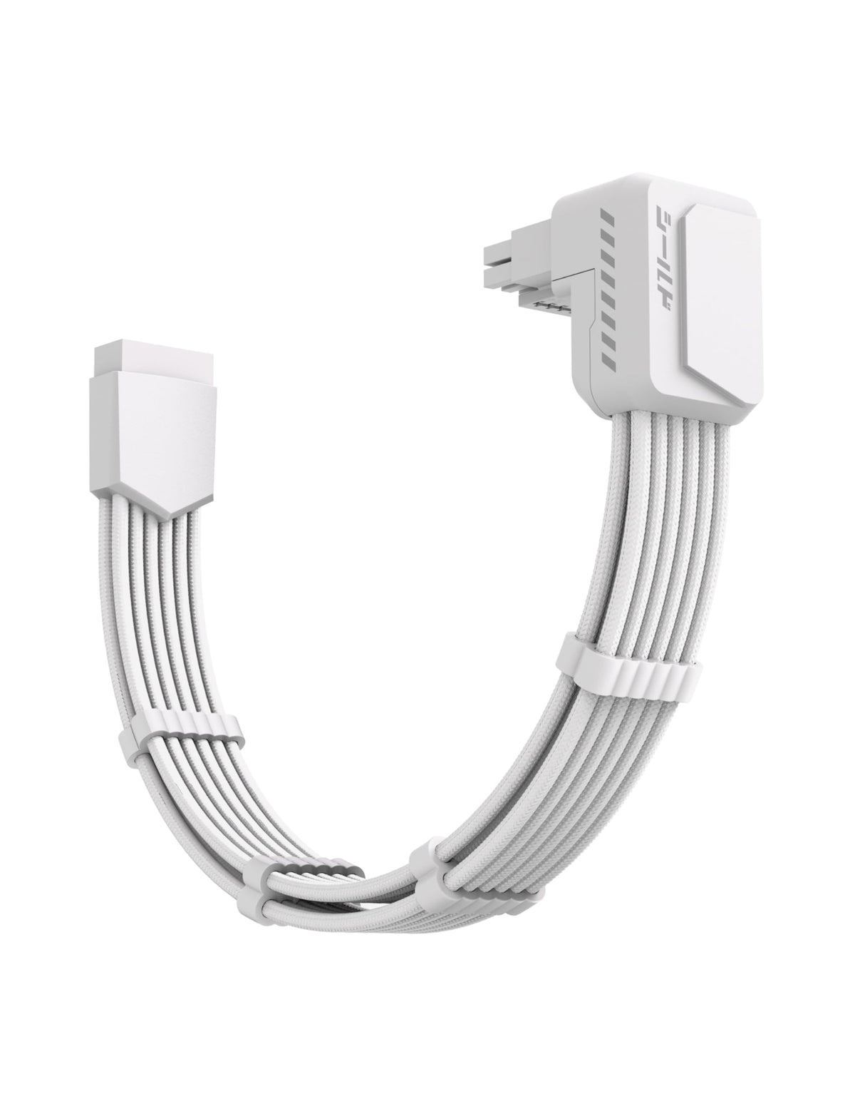 EZDIY-FAB Shield PCIe 5.1 extension with 90° connector for tidy ITX builds.