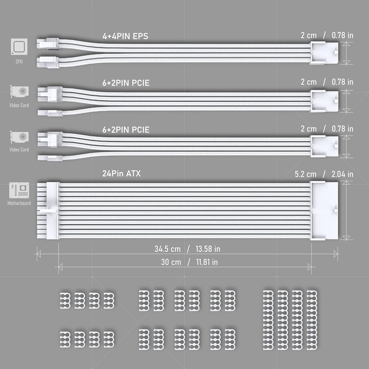 EZDIY-FAB all-white edition packaging and accessories for easy setup