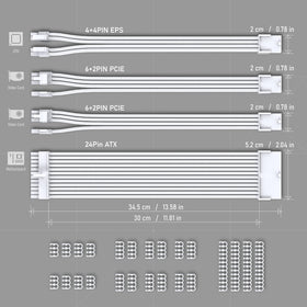 EZDIY-FAB all-white edition packaging and accessories for easy setup