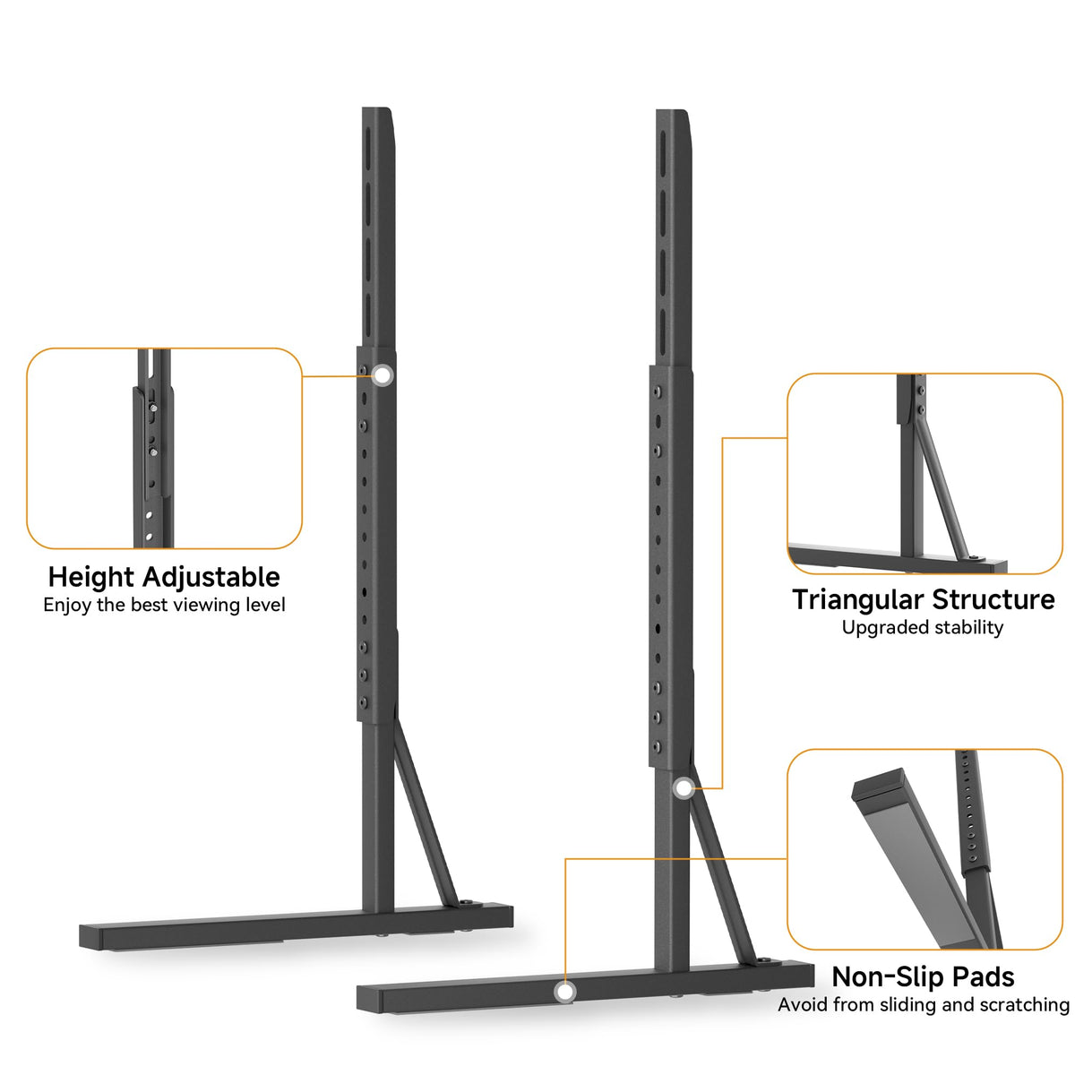 EZISE durable steel frame supports up to 120 lbs