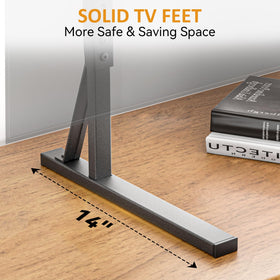 EZISE living room setup shows clean, clutter-free TV support