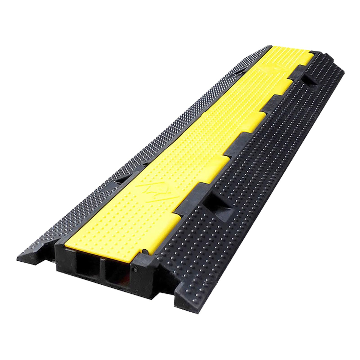 F COME front view ramp showing full profile and bright color for clear hazard marking