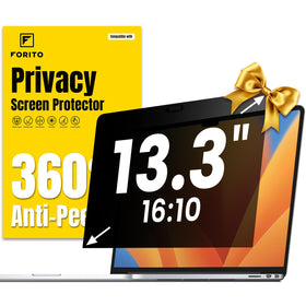 F FORITO 13.3-inch privacy screen front view protects sensitive content