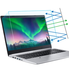F FORITO 14-inch anti-glare screen protector reduces reflections for clearer viewing