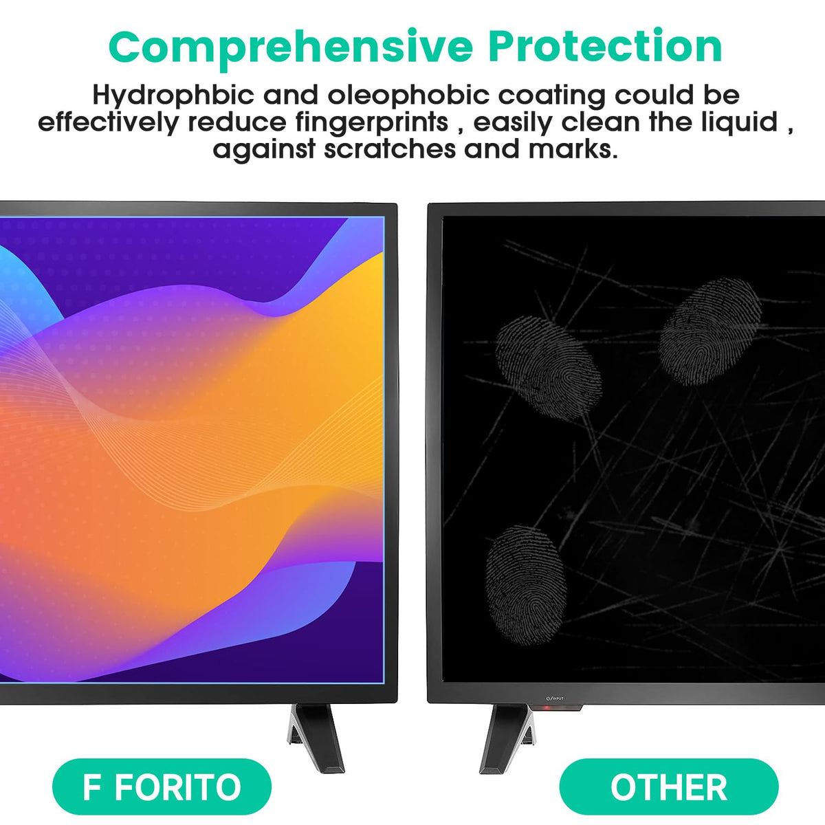 F FORITO universal-fit 32in protector for various 16:9 TVs