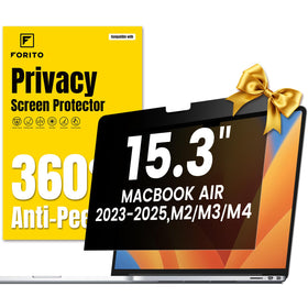 F FORITO 360° privacy screen front view protects data from side glare