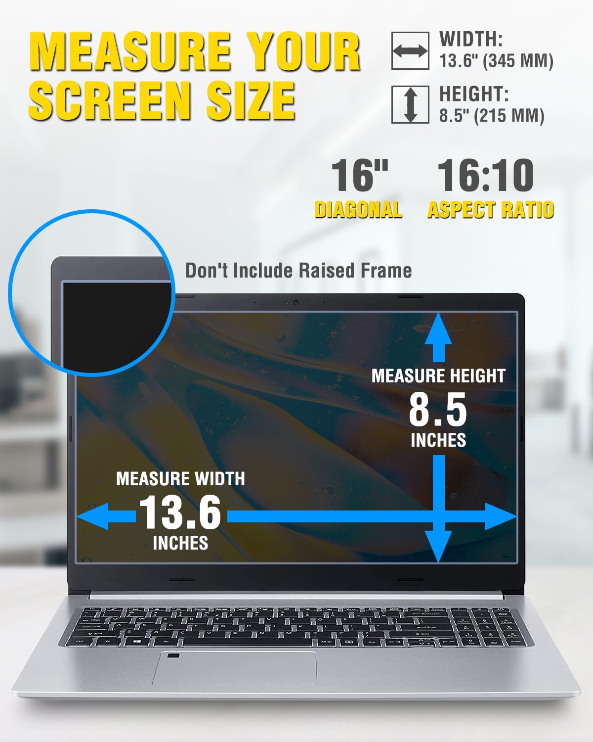 F FORITO close-up of magnetic top rail for instant snap-on stability and ease