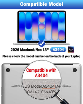 F FORITO compatible with MacBook Neo 13 A18 Pro model.