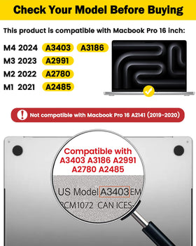 F FORITO MacBook Pro 16 easy installation demonstrates secure fitting.