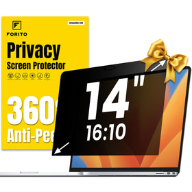 F FORITO privacy screen 14 inch front view enhances privacy on the go.