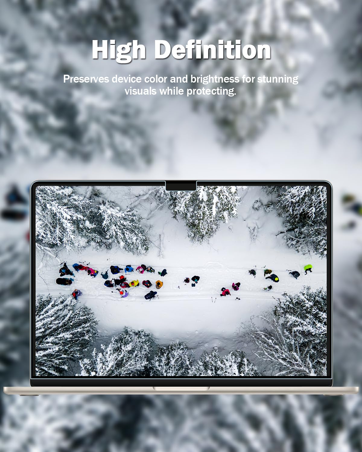F FORITO ultra-thin protector preserves screen clarity