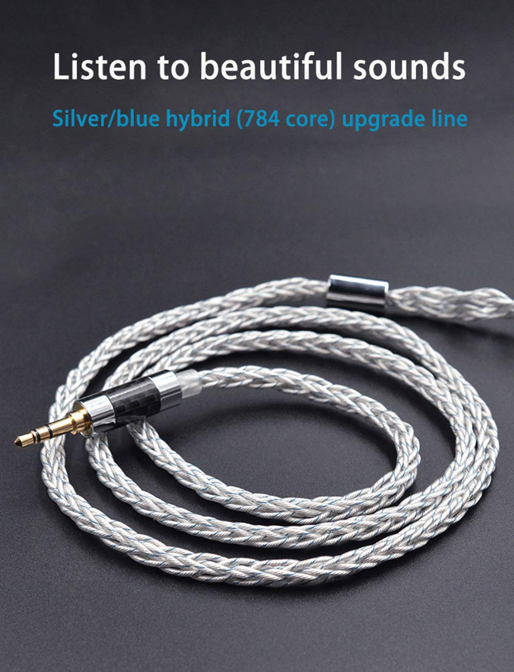 FAAEAL close-up of silver-plated strands highlighting clearer high-frequency detail