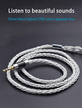 FAAEAL close-up of silver-plated strands highlighting clearer high-frequency detail