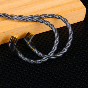 FAAEAL IEM Cable braided-detail emphasizing soft, durable copper core.