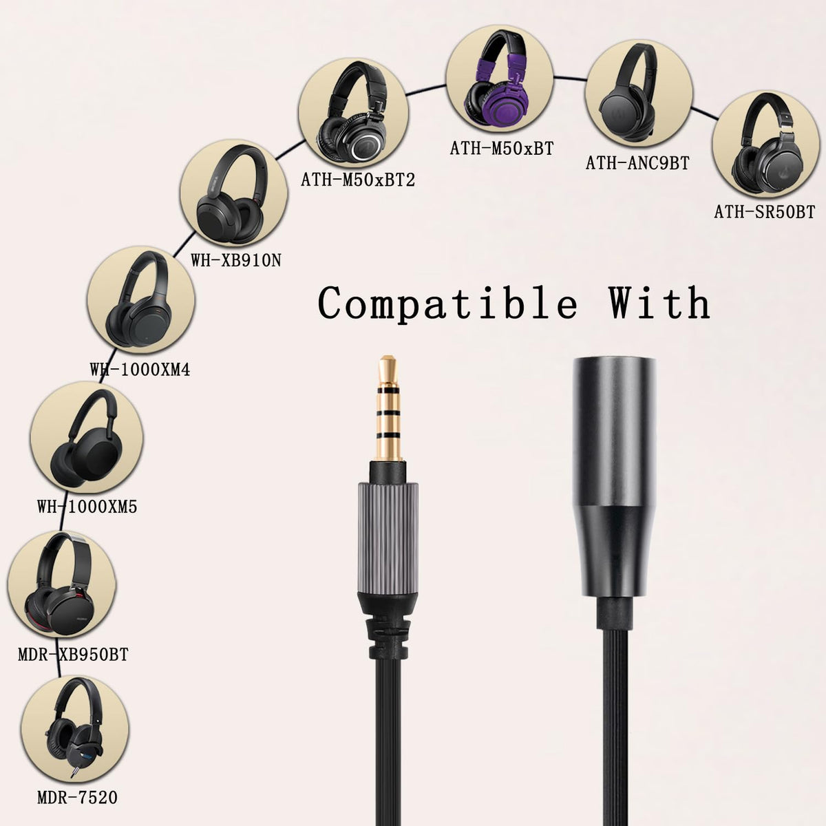 FAAEAL cable laid on desk showing length and flexible handling benefit
